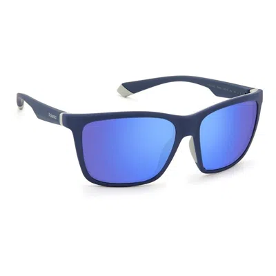 Polaroid Blue Rubber Sunglasses