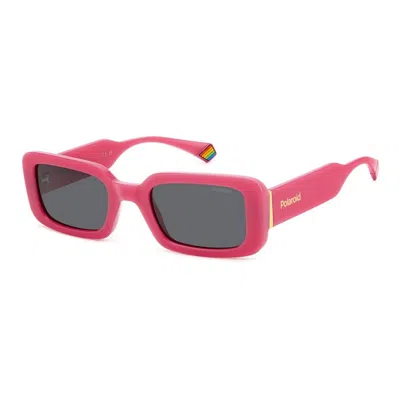 Polaroid Polarized Grey Pilot Ladies Sunglasses Pld 6208/s/x 0mu1/m9 52