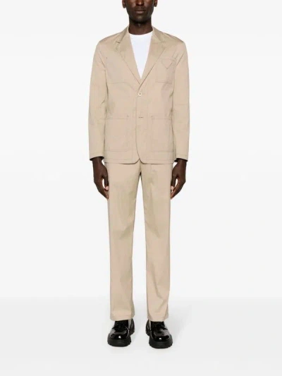 Prada Belt-loop Casual Pants