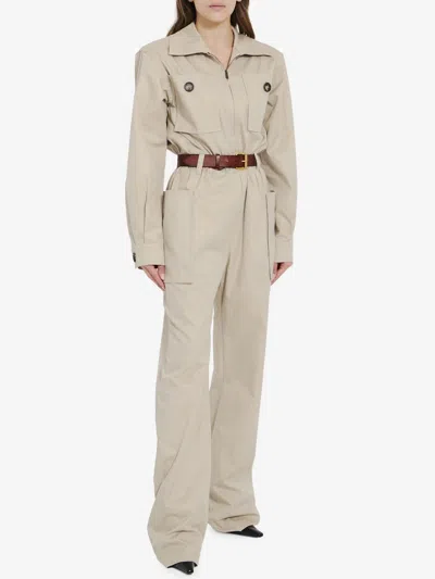 Saint Laurent Cotton Twill Overalls Clothing