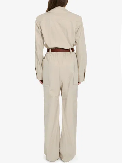Saint Laurent Cotton Twill Overalls Clothing