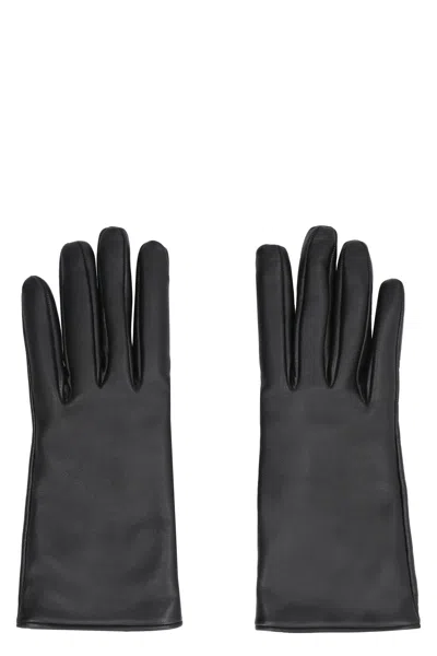 Saint Laurent Smooth Lamb Leather Wrist Length Gloves