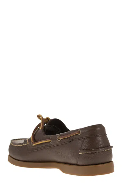 Sebago Portland - Moccasin With Grained Leather