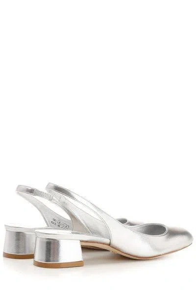 Stuart Weitzman Vivienne 35 Slingbac;slv;5.5 C