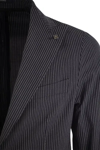 Tagliatore Men's Two-button Pinstripe Jacket