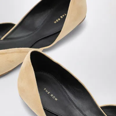 The Row Suede Gemma Ballet Flats