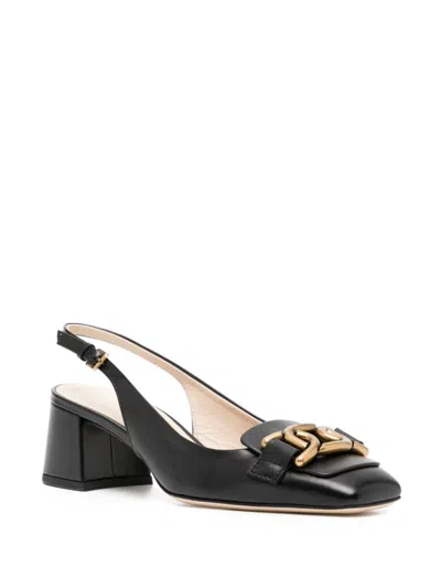 Tod's Tods Barretta 50 Smoothed Leather Slingback Pumps