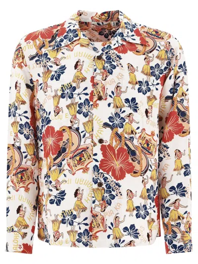 Sun Surf Lovely Hula Hands Shirts White