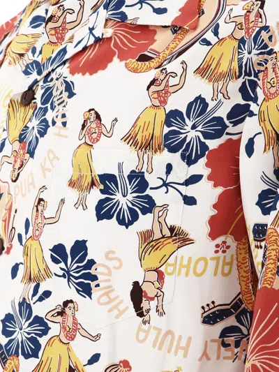 Sun Surf Lovely Hula Hands Shirts White
