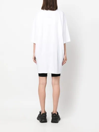 Vetements Flag Logo Cotton Oversized T-shirt In White