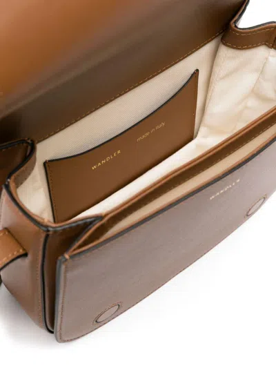 Wandler Oscar Trunk Leather Crossbody Bag