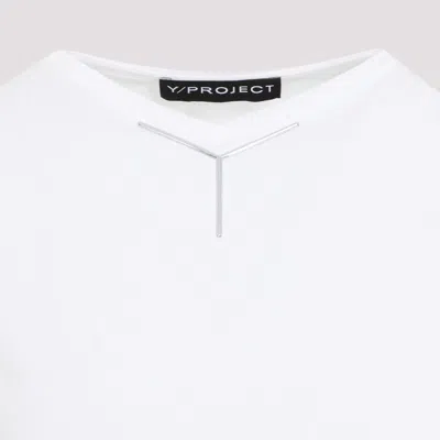 Y/project Chrome Cotton T-shirt Oversize Sleeves