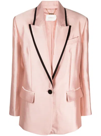 Zimmermann Matchmaker Wool-silk Tuxedo Jacket