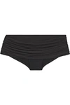 NORMA KAMALI BILL RUCHED BIKINI BRIEFS