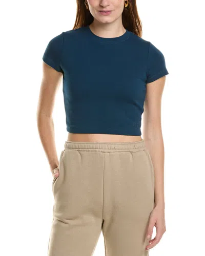 Ivl Collective Slim Fit Crop T-shirt In Blue