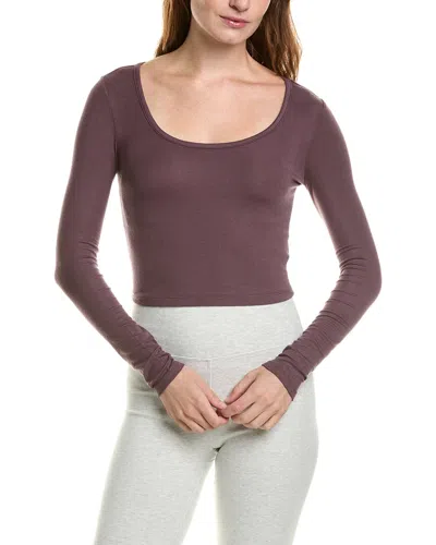 Ivl Collective Cropped Scoop T-shirt In Grey