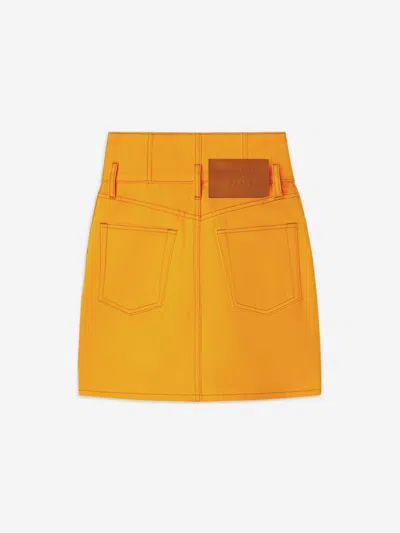 Frame The Corset Mini Skirt In White