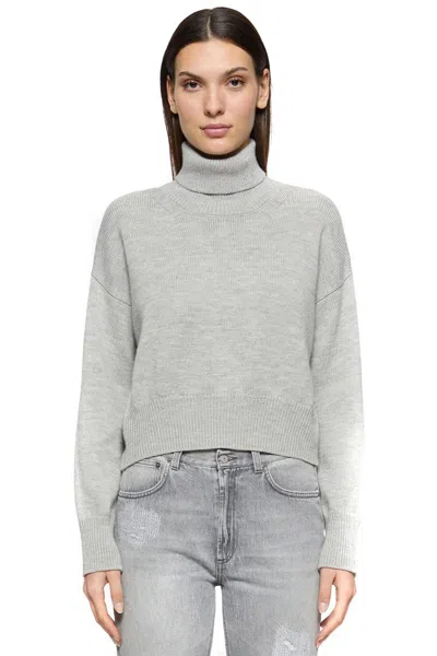 Dondup Turtleneck Sweater In Grey