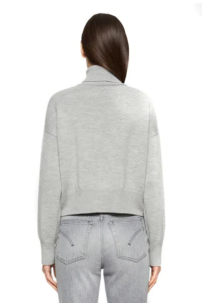 Dondup Turtleneck Sweater In Grey