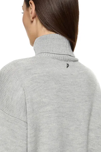 Dondup Turtleneck Sweater In Grey
