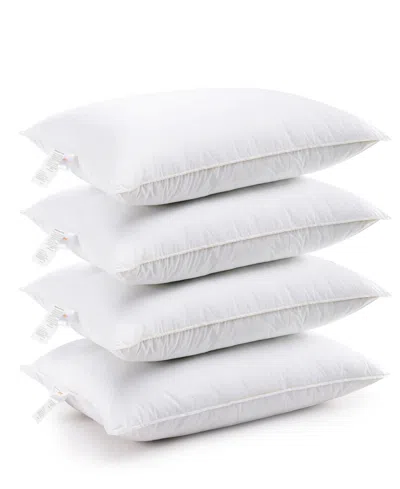 Cheer Collection Soft And Plush Bed Pillow Insert, 4-pack, King In White