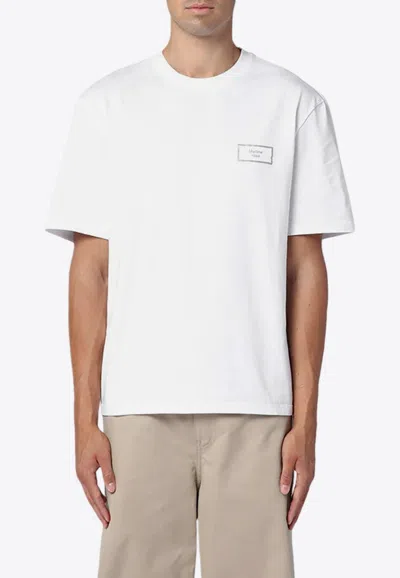 Martine Rose Classic Box Logo Graphic T-shirt In White