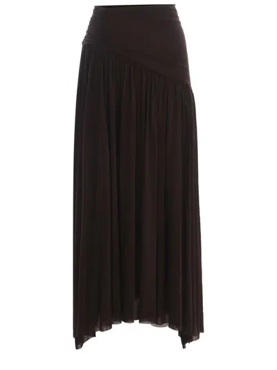 Philosophy Di Lorenzo Serafini Skirt Philosophy In Brown