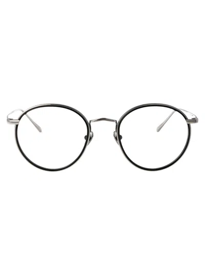 Linda Farrow Optical In Whitegold/black/optical