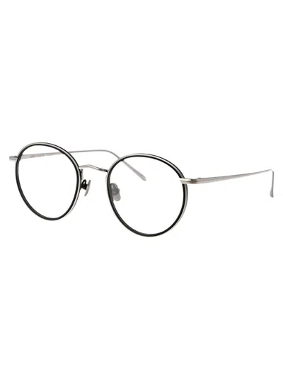 Linda Farrow Optical In Whitegold/black/optical