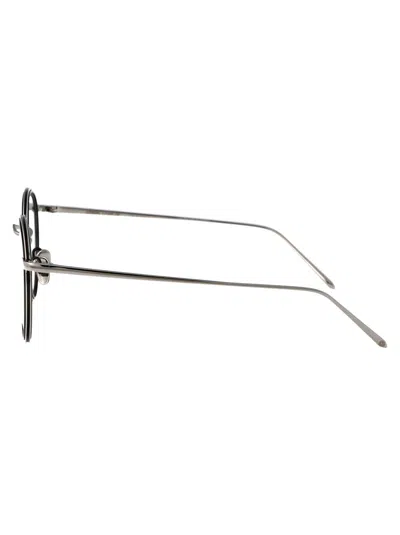 Linda Farrow Optical In Whitegold/black/optical