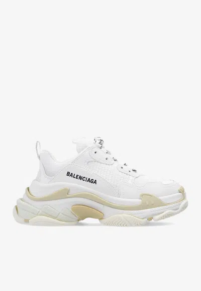 Balenciaga Sneakers Triple S Women White Cloth In White
