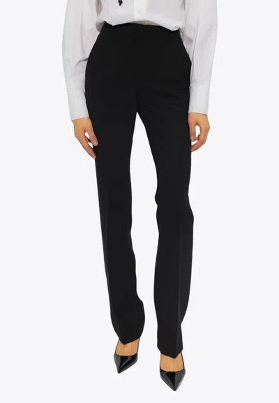 Moschino Slim Tailored Pants In Black