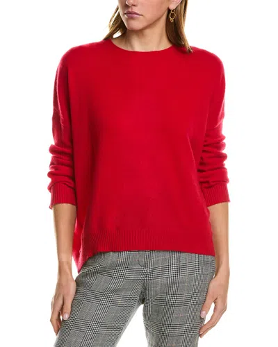 Kier + J Dropped-shoulder Dolman Cashmere Sweater In Red
