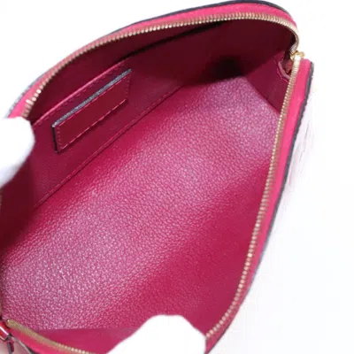 Pre-owned Louis Vuitton Cosmetic Pouch Red Patent Leather Clutch Bag ()
