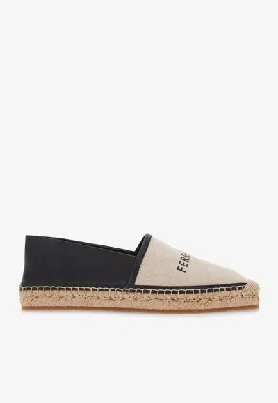 Ferragamo Soly Flat Espadrilles In Multicolor