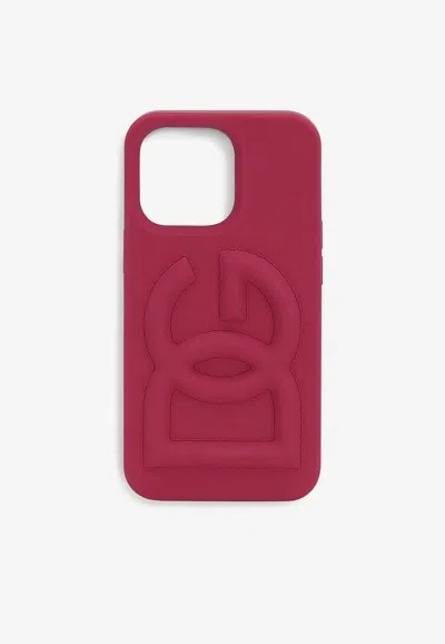 Dolce & Gabbana Iphone 14 Pro Max Cover In Purple