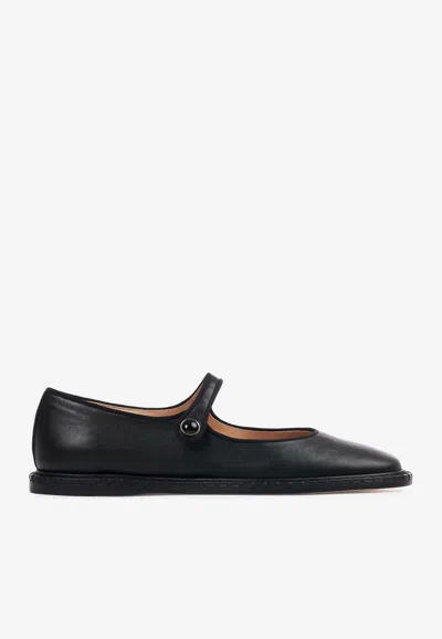 Chloé Rubie Ballet Flats In Leather In Black
