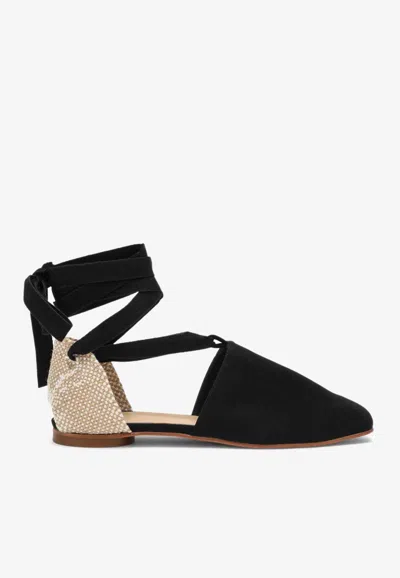 Castaã±er Castañer Gala Suede Espadrilles In Black