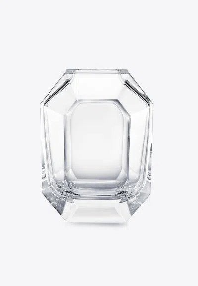 Baccarat Octogone Vase Soliflore In Clear