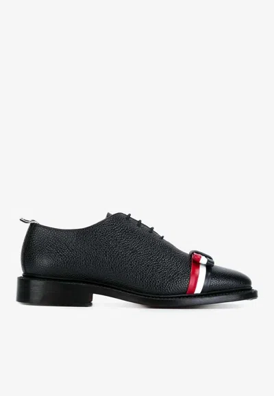 Thom Browne Wholecut Lace-ups In Black