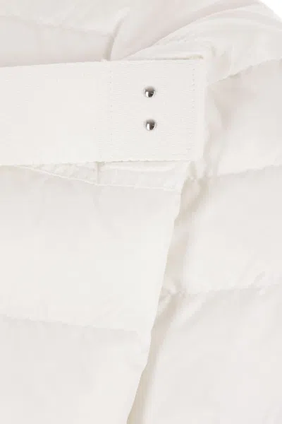 Moncler X Rick Owens Outershirt Jacket In Beige