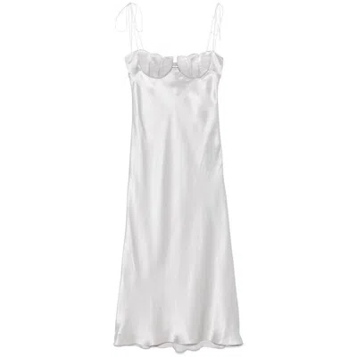 Shop Anna October Dresses In Grey