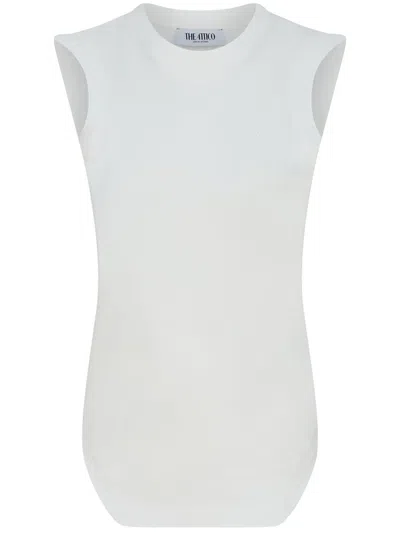 Attico Tank Top In White