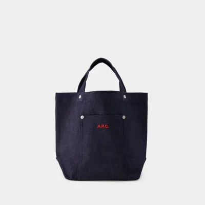Apc Thais Mini Blondie Shopper Bag In Blue