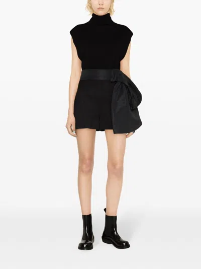 Alexander Mcqueen Women's Oversize Bow Tailored Shorts
