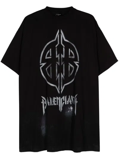 Shop Balenciaga Oversized T-shirt