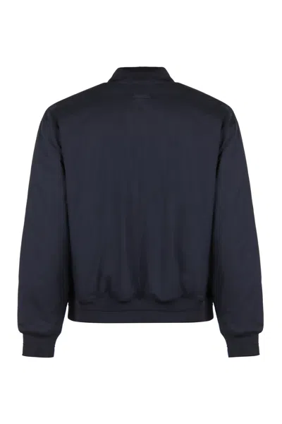 Calvin Klein Bomber Jacket In Technical Fabric