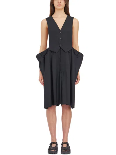 Comme Des Garçons Tuta Combinata In Wool