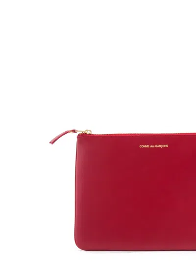 Comme Des Garçons Woman Pouch Brick Red Size - Cow Leather