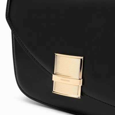 Ferragamo Fiamma S Shoulder Bag Black